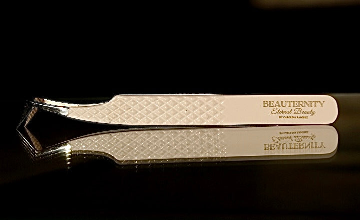 Matthew 6:34 L Shape Diamond Tweezer